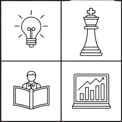 Strategic Growth and Insights Vector