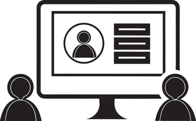 User Profile and Team Collaboration Icon