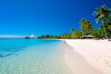 Fototapeta premium Tropical beach with clear water