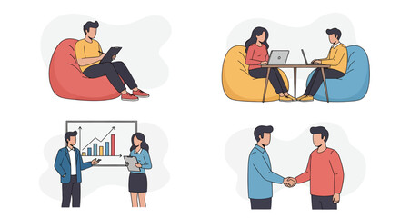 Diverse Business Scenarios Collaboration Presentation and Individual Work.