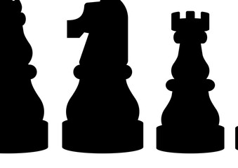 Chess pieces symbols