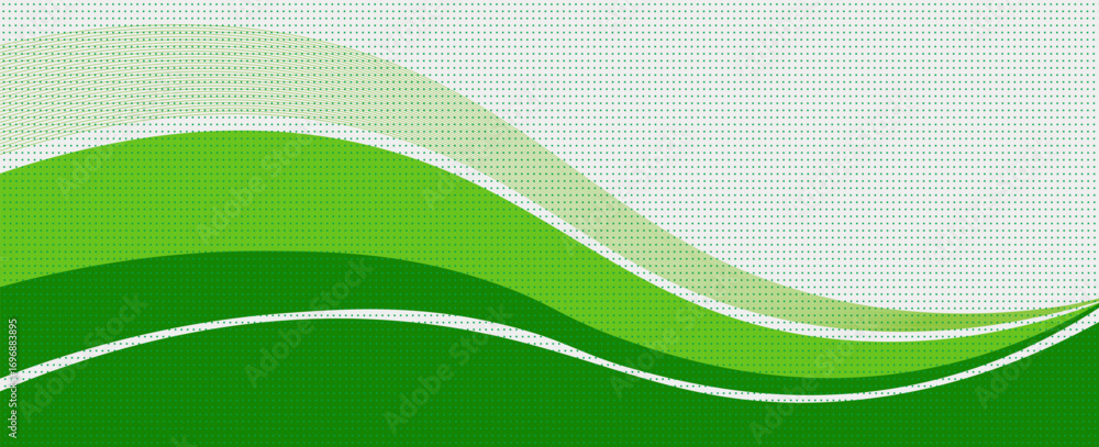 Poster abstract green banner background. graphic design banner pattern background template with dynamic cur