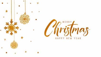 Merry Christmas text Calligraphic Lettering.