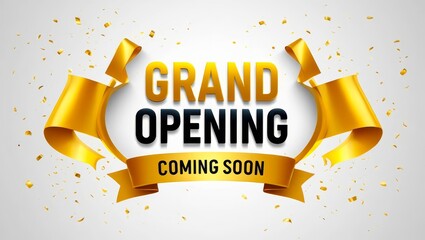 Beautiful grand opening card design background.