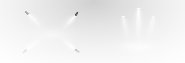 The vector set of light includes a light source, studio lighting, walls, and a PNG. It also includes spotlight lighting and a spotlight PNG. Finally, it includes light beams and a light effect.