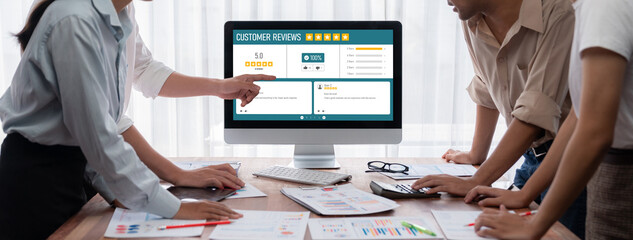 Customer experience and review analysis by brisk computer software for corporate business