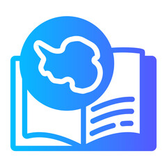 encyclopedia gradient icon