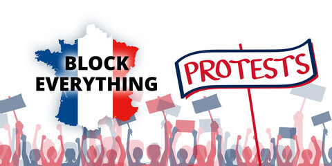 Block Everything Nationwide Protests in France September 2025 with Police Clashes and Road Barricades