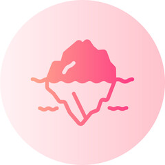 iceberg line icon
