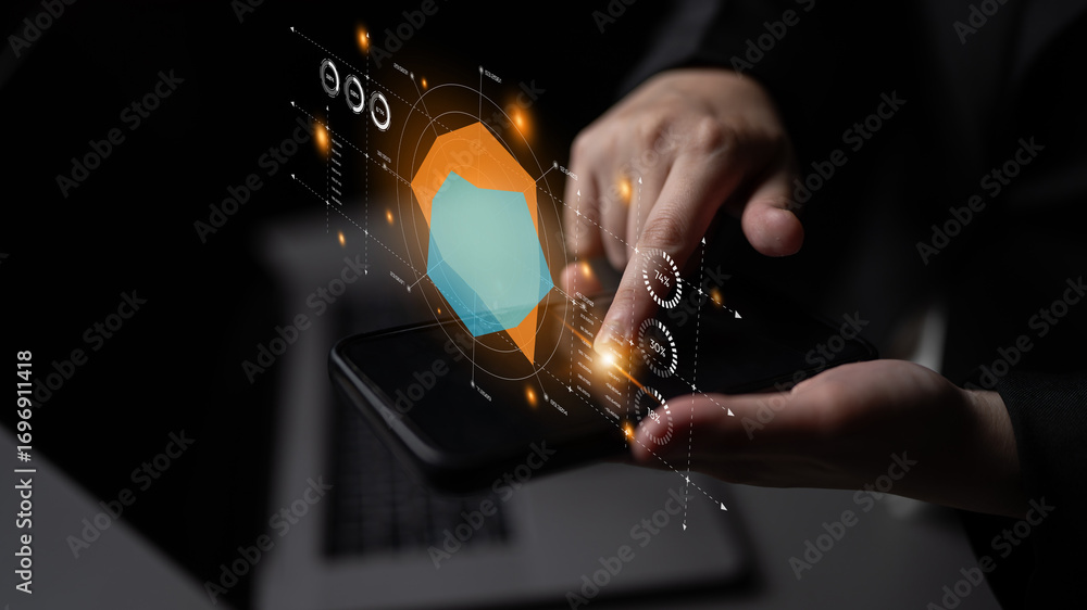 Aufkleber big data and analytics support real-time insights, predictive modeling, and data-driven decisions fo