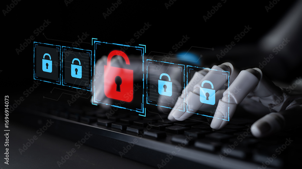 Poster ai system identifies potential data vulnerabilities and alerts for breaches, improving proactive cyb