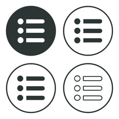 our variations of a menu icon