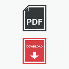 two icons representing PDF download functionality