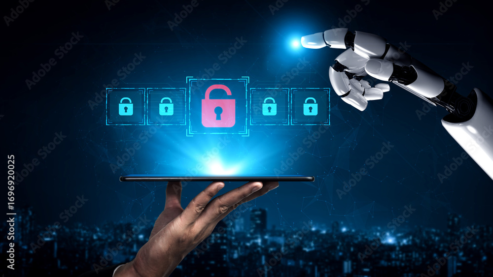 Poster ai system identifies potential data vulnerabilities and alerts for breaches, improving proactive cyb