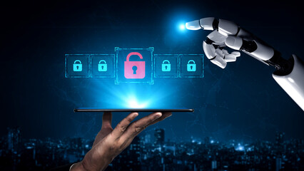 AI system identifies potential data vulnerabilities and alerts for breaches, improving proactive...