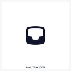 Fototapeta premium Mail Tray Icon
