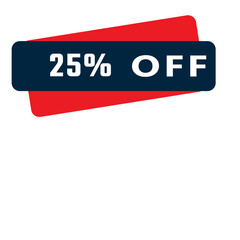 25% discount, 25% offer, 25% sale, promotion, offer price 25%, png design