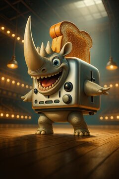 Brainrot Rhino Toasterino