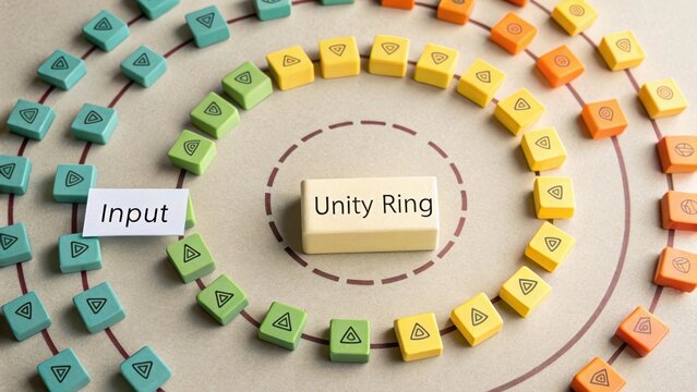 Unity Ring Concept Illustration for Mathematical Visualization