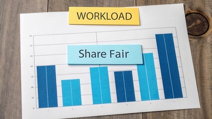 Workload Analysis and Share Fair Concept with Bar Graph Visuals