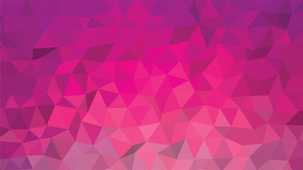 Fototapeta premium Pink and purple low poly abstract background geometric