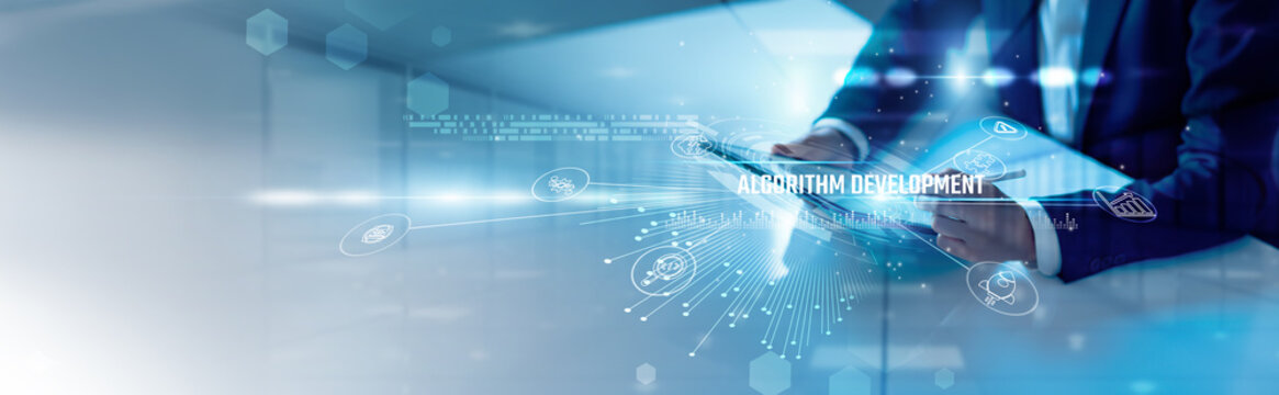Businessman analysis algorithm development strategies and data structure optimization, computational modeling, predictive coding, machine learning algorithms, complex problem-solving