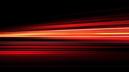 Dynamic streaks of vibrant red and gold light blur across a dark background, conveying speed, energy, and futuristic motion.