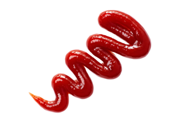 red snake on white background