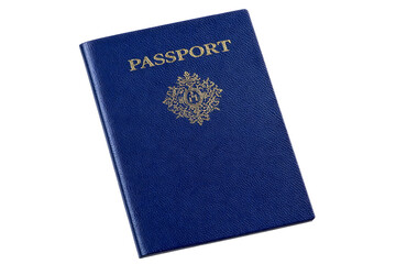 passport isolated on white background