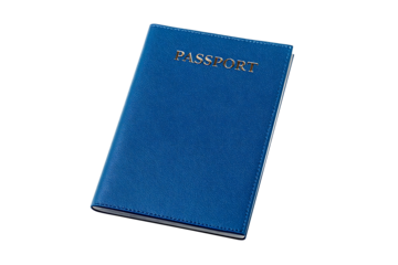 passport isolated on white background
