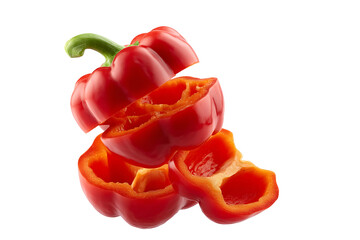 sliced red pepper