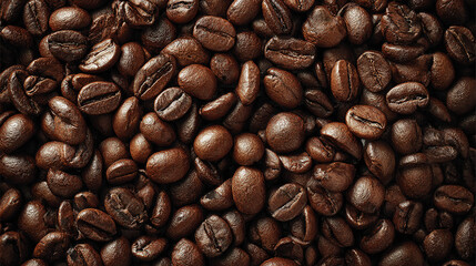 Obraz premium Coffee Beans in Burlap Bag