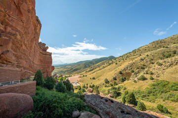 Red Rocks Amphitheater outside of Denver, Colorado