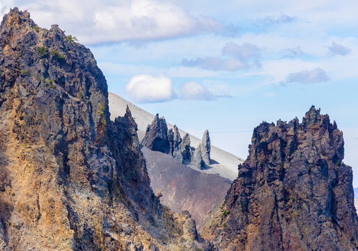 Rock Formations in Crater Lake National Park