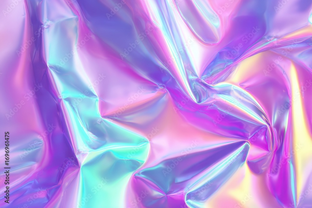 Poster violet foil. blurred holographic background with retro 80s and 90s colors in abstract synthwave styl
