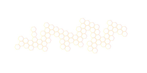 Abstract musical notes with spheres and hearts in a vibrant, shiny pattern