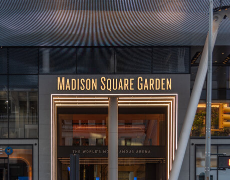 Madison Square Garden entrance on 7th Avenue