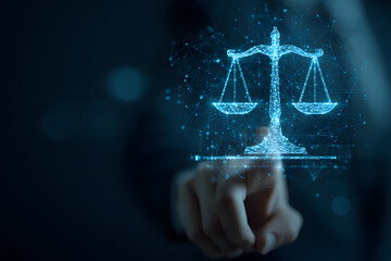 Ai policy advisor navigating legal and regulatory ladscapes, concept of Data Aalytics and Risk Analysis,created with Generative AItechnology