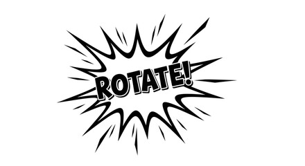 Black and White Comic Book Style 