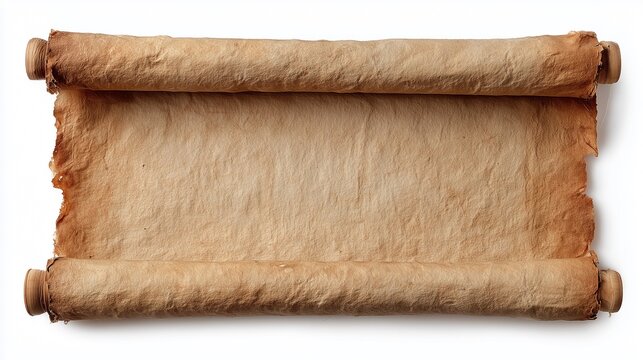 Ancient parchment scroll
