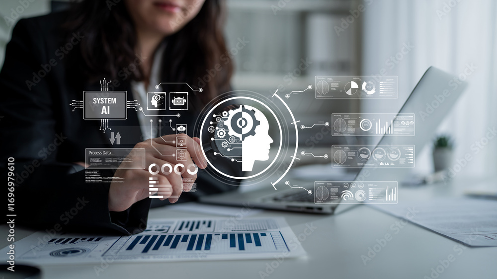 Poster ai assistant with llm, big data, machine learning, and generative ai powers prompt engineering and s
