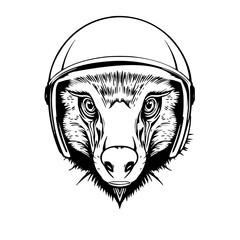 Anteater Motorcycle-helmet #311
