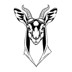 Gazelle Hoodie Goggles #190