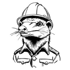 Anteater Military Construction-hard-hat #290