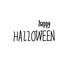 Hand drawn happy Halloween