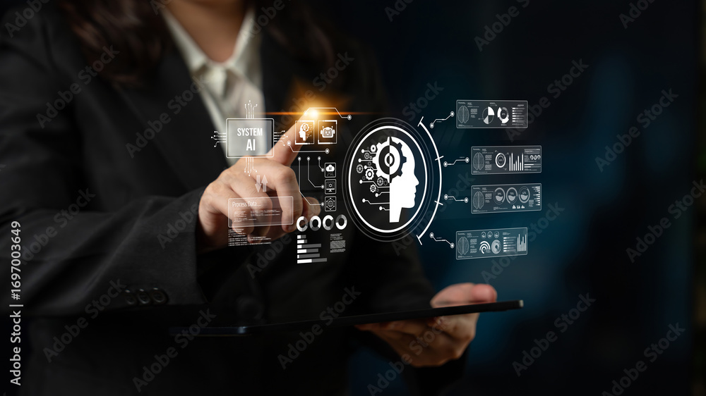 Poster ai assistant with llm, big data, machine learning, and generative ai powers prompt engineering and s