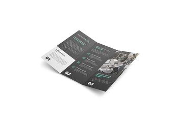 Trifold Brochure Mockup 12