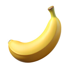 banana isolated on white