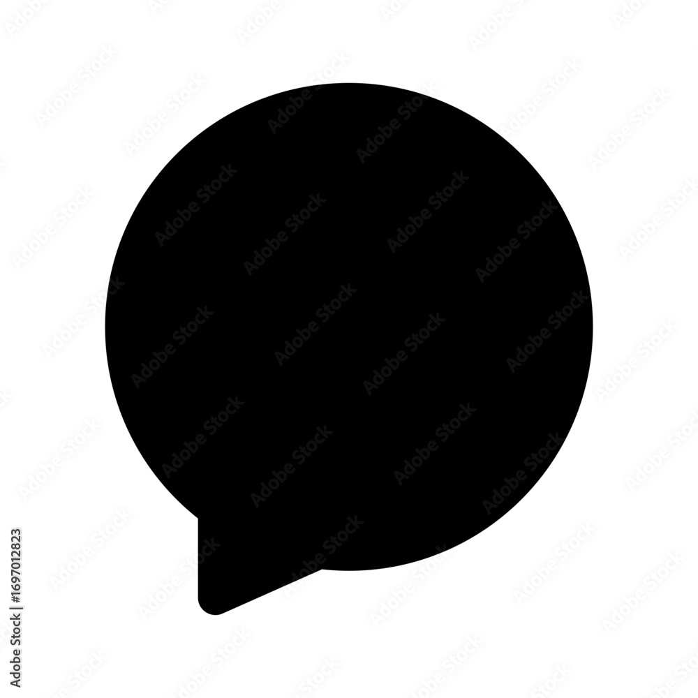 Aufkleber set of chat message bubbles vector icon. communication icons. talk bubble, dialog. web icon set. onl