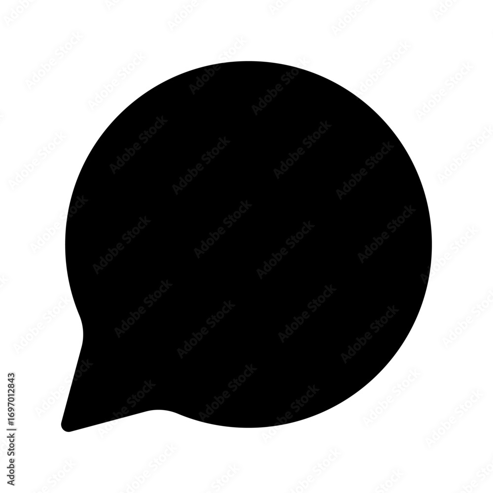 Poster set of chat message bubbles vector icon. communication icons. talk bubble, dialog. web icon set. onl